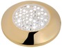 Wodoszczelna lampa kajutowa LED oferująca optymalną wydajność świetlną. Kolor obudowy złocona. Kolor światła białe - Kod. 13.179.03 4